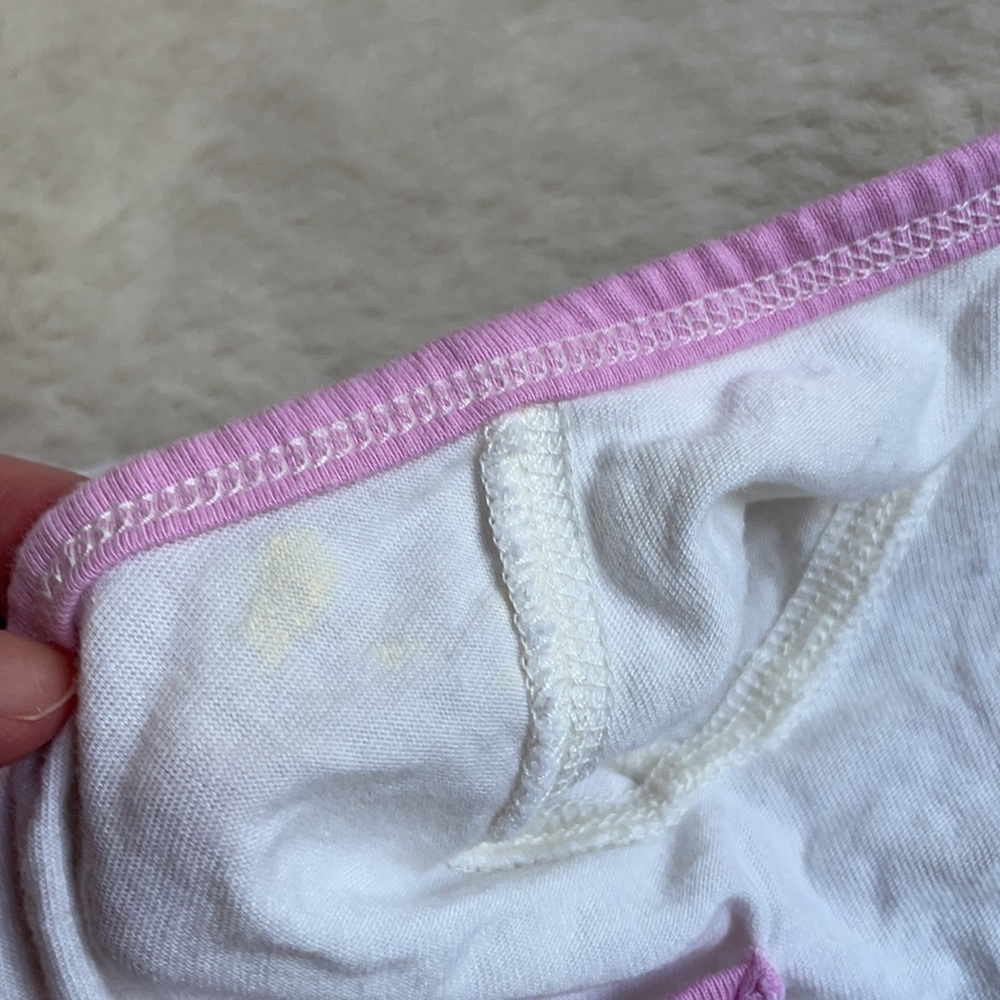 Sprout | Ivory & Pink Bamboo Pajama Set | 0-1 Month - Picture 7 of 15